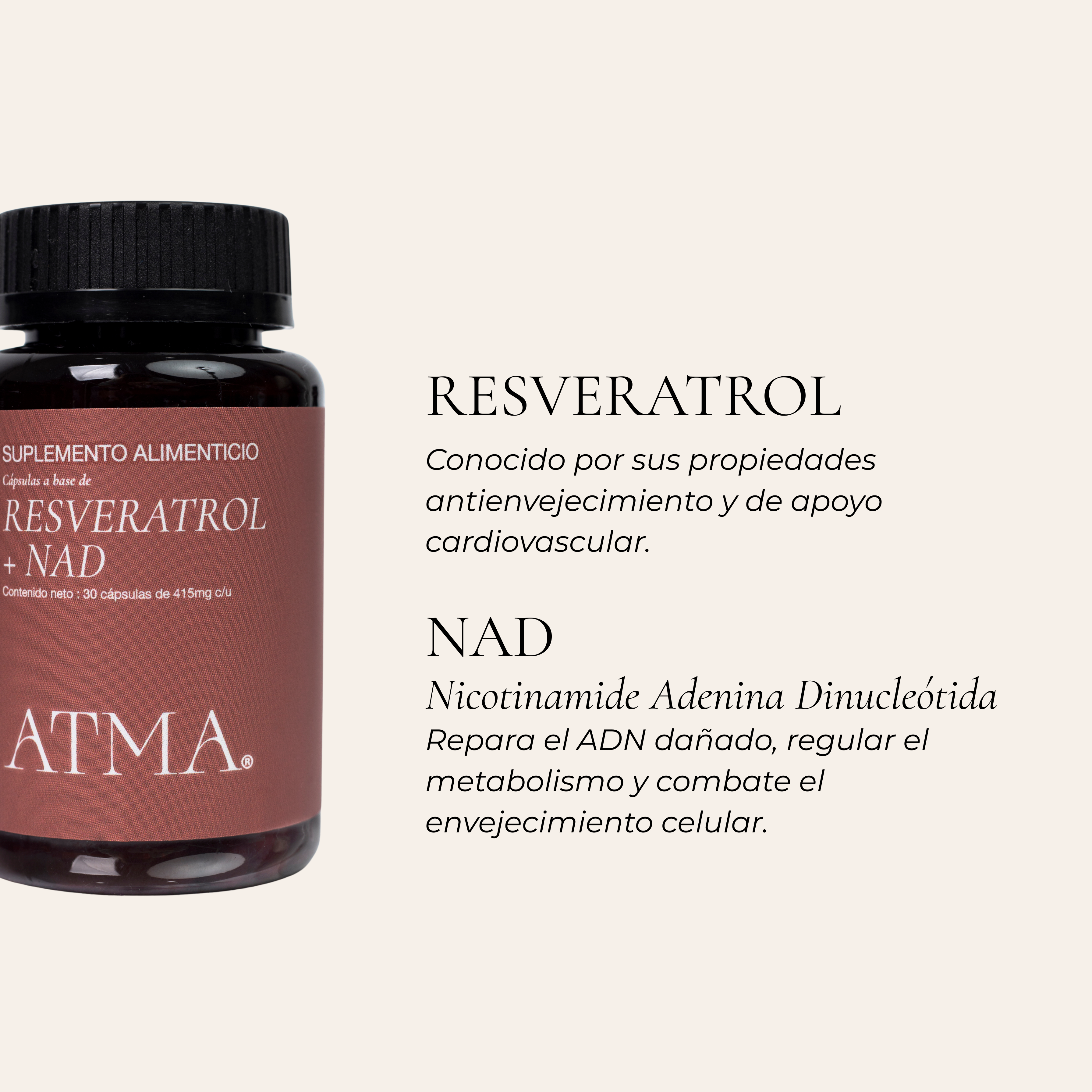 Resveratrol + NAD